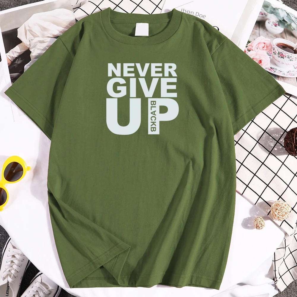 Футболка с надписью Never Give Up Salah Барселона 4 0 футболка для фаната премиум качества