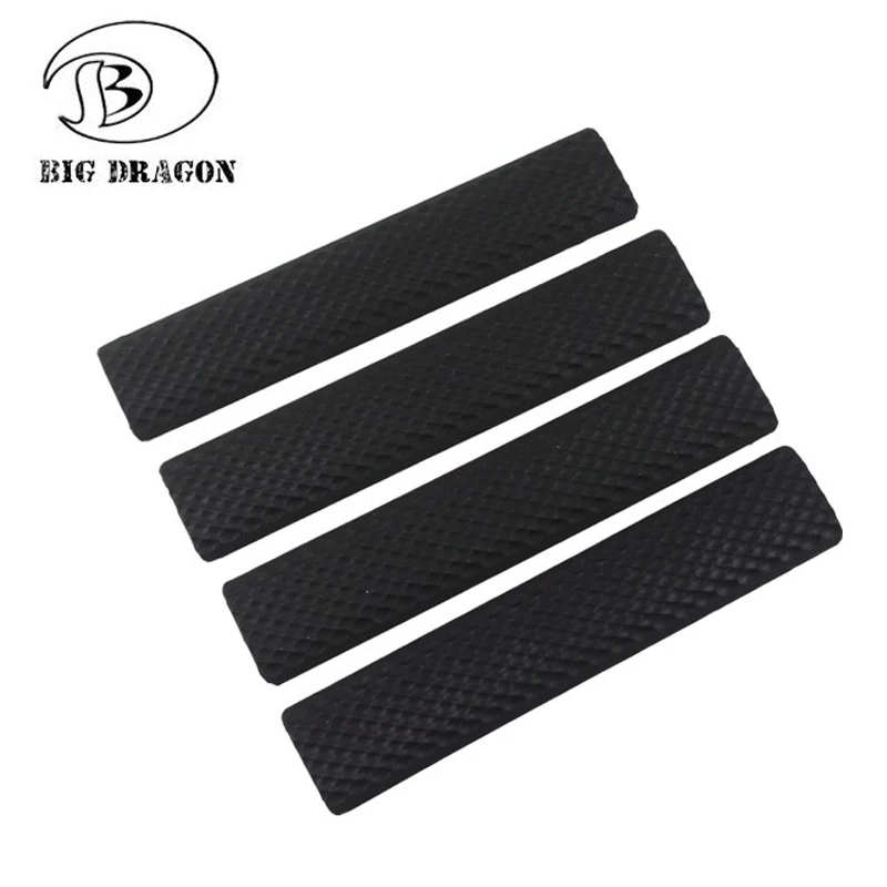 

4x BIG DRAGON A Type Keymod Soft Rubber Rail Cover for Tactical Airsoft Rifle AEG M4 M4A1 Hunting Game Toy Gun Gel Ball Accesory