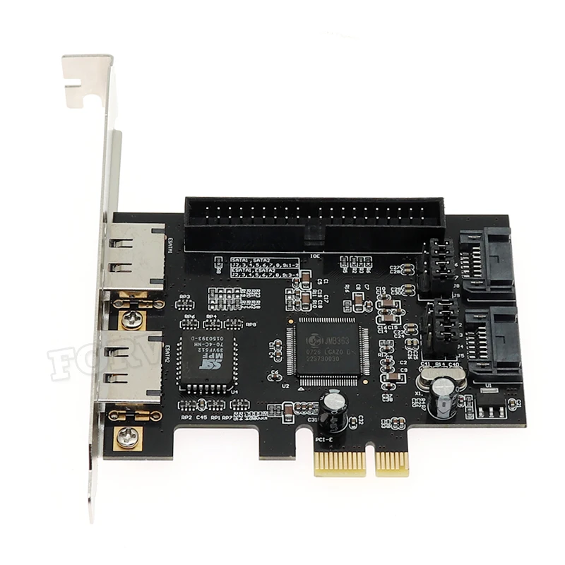 PCI e to 2 Ports SATA IDE eSATA Adapter 2.0 PCIe PCI-e Converter Controller Expansion RAID Card | Компьютеры и офис
