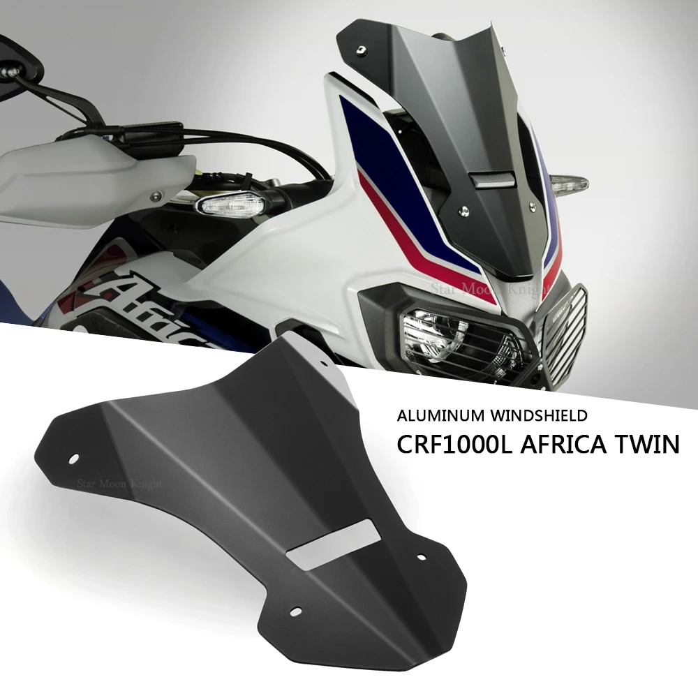 Protector de parabrisas para motocicleta, Deflector de viento para HONDA CRF1000L Africa Twin crf 1000 l 2016-2019, accesorios