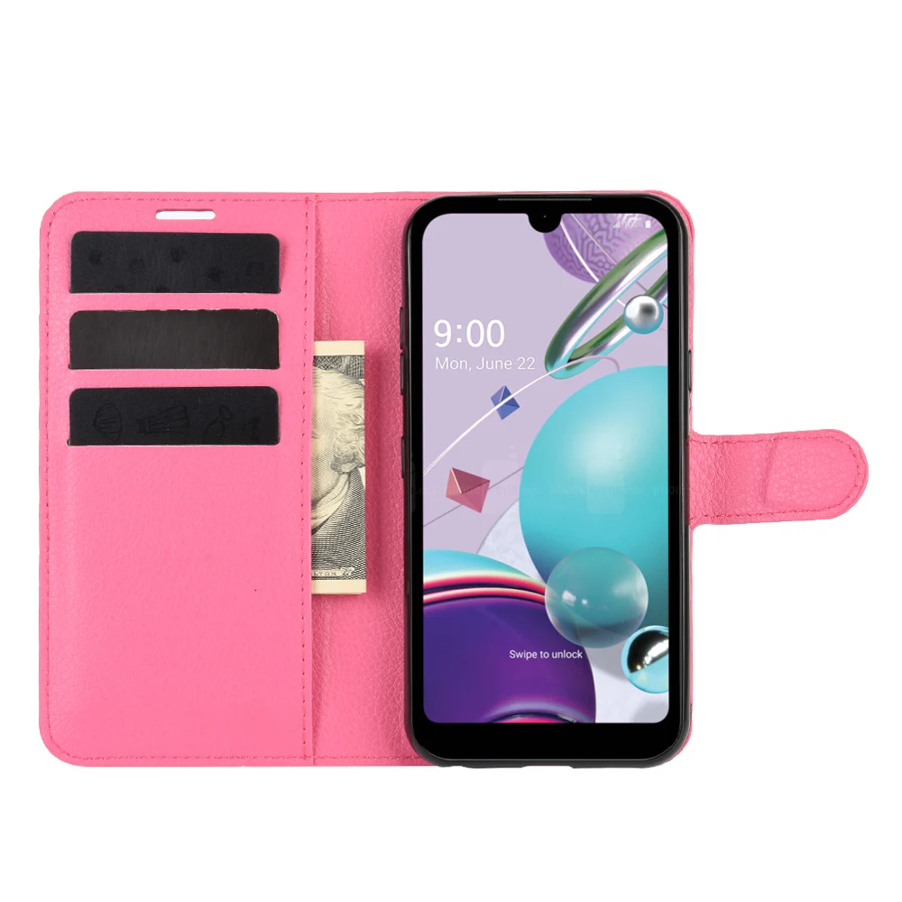 Для LG K31 Aristo 5 Plus чехол Чехол-портмоне с откидной крышкой из искусственной кожи для