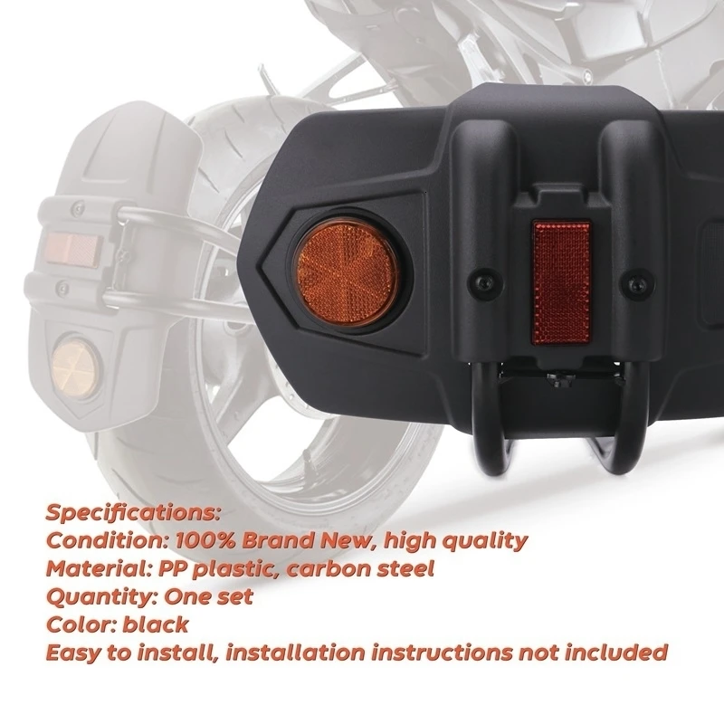 Заднее крыло мотоцикла с хвостовой отражающей доской модифицированные