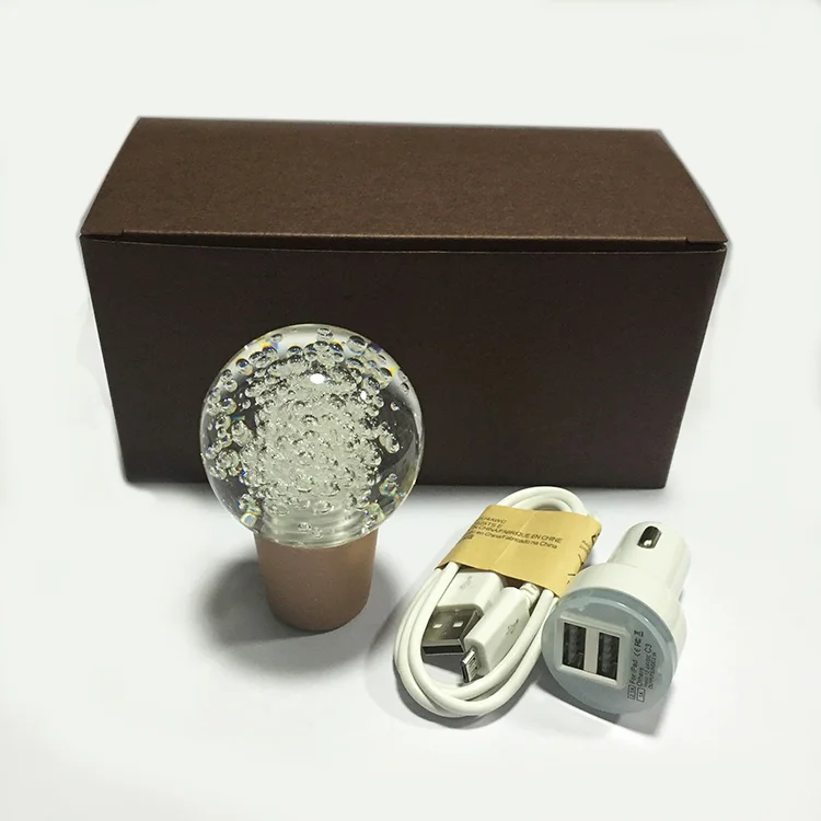 55 мм цветная круглая Хрустальная шариковая стильная сенсорная светодиодная