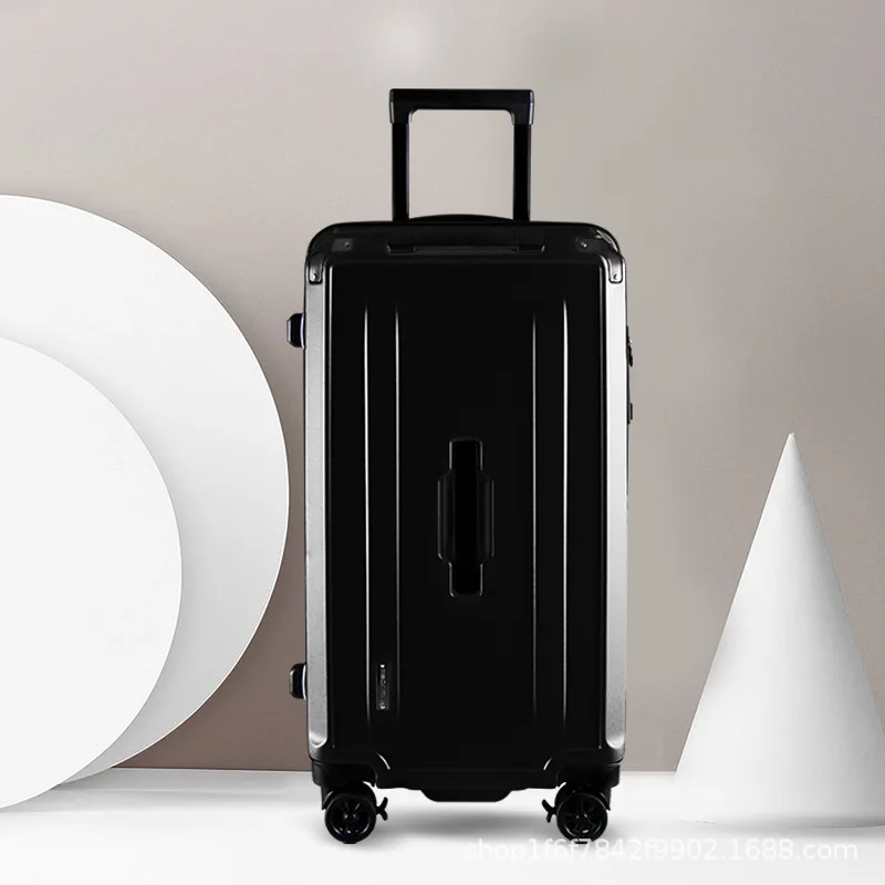 28 Inches Rolling Luggage Carry on Trolley Suitcase Thickened Large Capacity Trolley Travel Suitcase with Wheel for Women Men