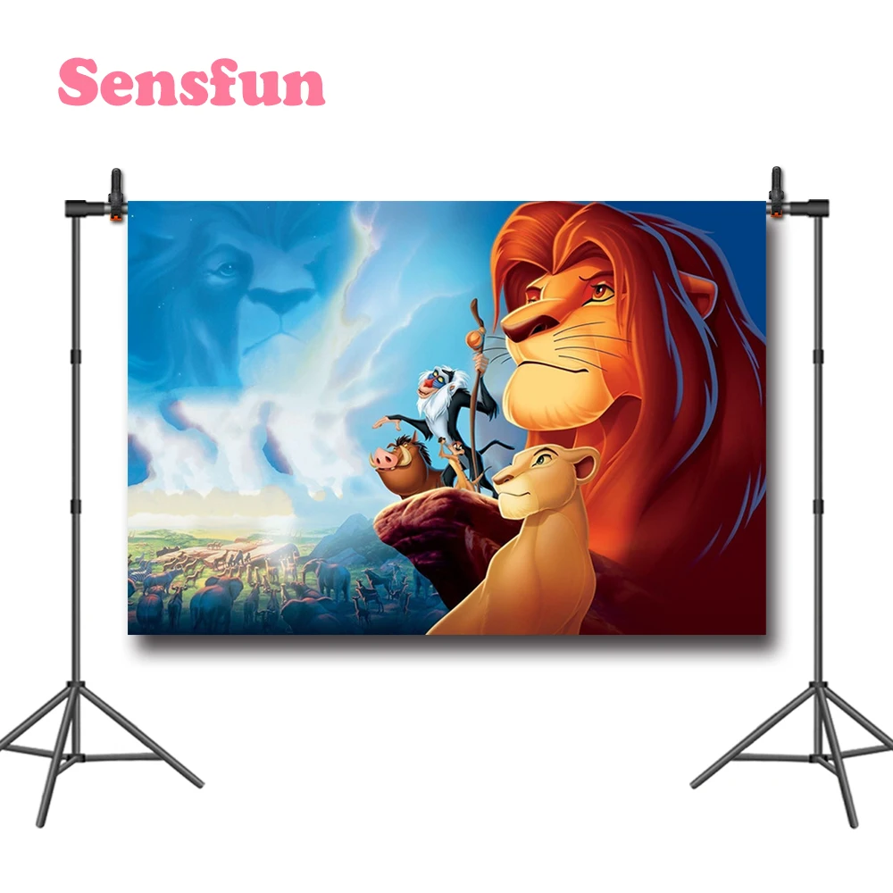 Sensfun лев Король фотография Фон Мальчики День Рождения мультфильм фото фон