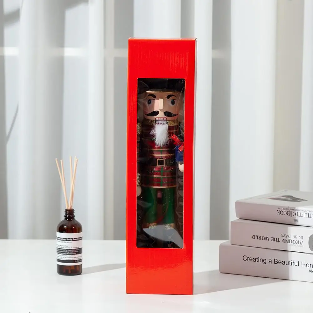 Рождественские украшения для дома 38 см/50 см из цельного дерева солдатики