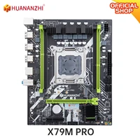 huananzhi x79 m pro motherboard intel xeon e5 lga2011 all series ddr3 recc non ecc memory nvme usb3 0 processor c2v1v2