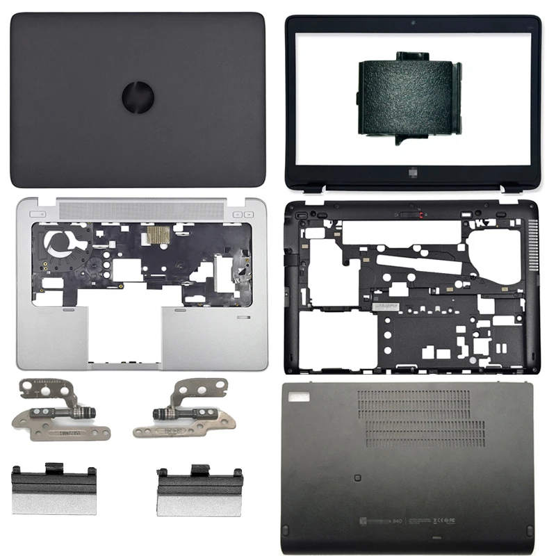 

Новинка, задняя крышка для ноутбука HP EliteBook 840 740 745 G1 G2/Передняя панель/петли/Упор для рук/Нижняя крышка
