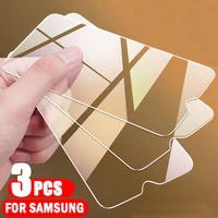 3Pcs Full Cover Tempered Glass for Samsung Galaxy 2016 2017 Plus 2018 Screen Protector Film