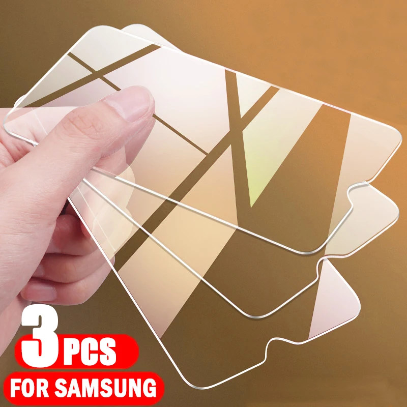 Закаленное стекло для Samsung Galaxy A3 A5 A7 J1 J3 J5 J7 2016 2017 A6 A8 J4 J6 Plus 2018 3 шт. | Мобильные