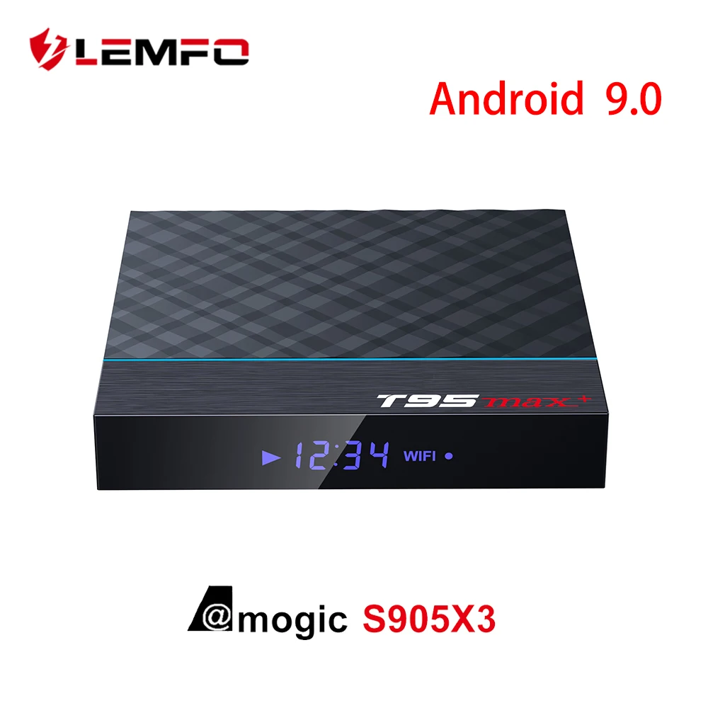LEMFO T95max + ТВ приставка Android 9 0 Amogic S905X3 G31 MP2 4 Гб ram 64 rom (опционально) 4K 60fps tv Box