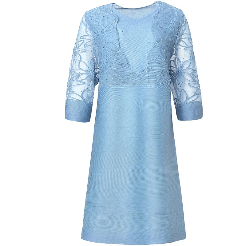 

Spring Women Fashion New Tidal Popular Pleated Loose Big Size Dress