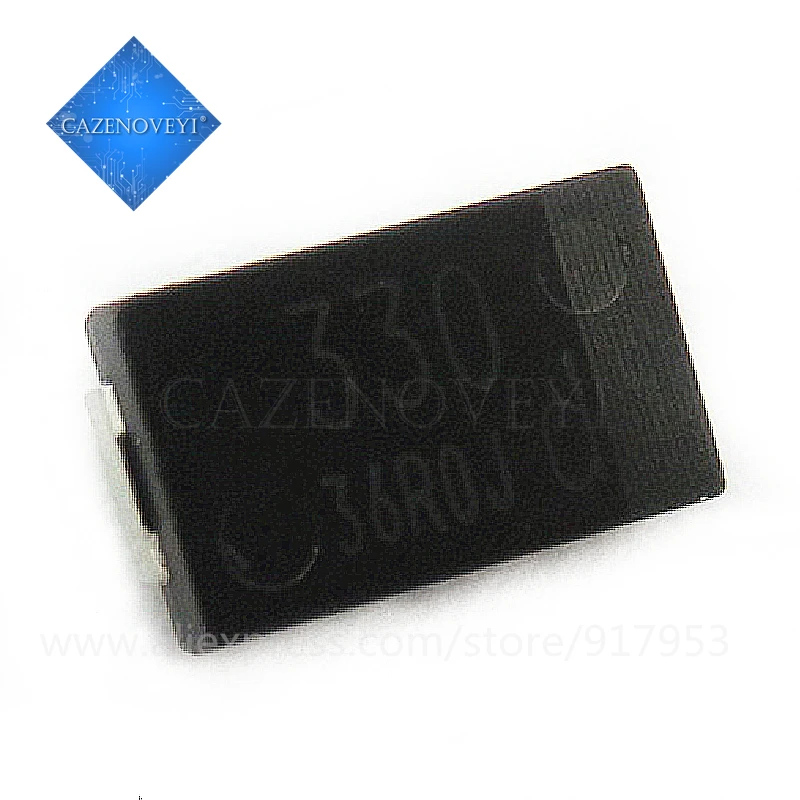 20 шт./лот SMD 6,3 V 330 мкФ танталовый конденсатор низкий ESR 330 мкФ 4TPB330M 7343 может заменить OE128 OE907 0,8