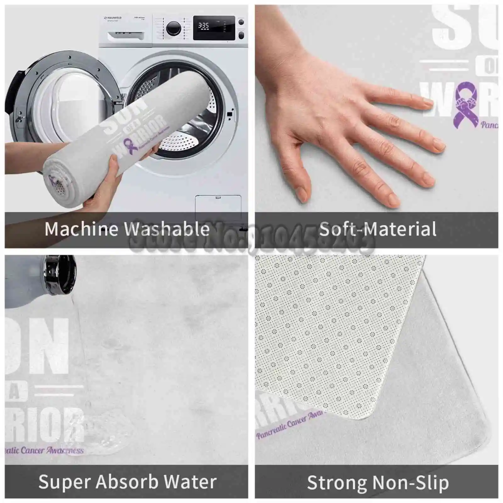 Униформа для поддержания рака поджелудочной железы коврик воин Зеленый подарок