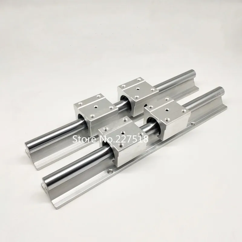 Линейные направляющие SBR12 12 мм 1000 2 шт. и 4 линейные подшипники SBR12UU для ЧПУ детали