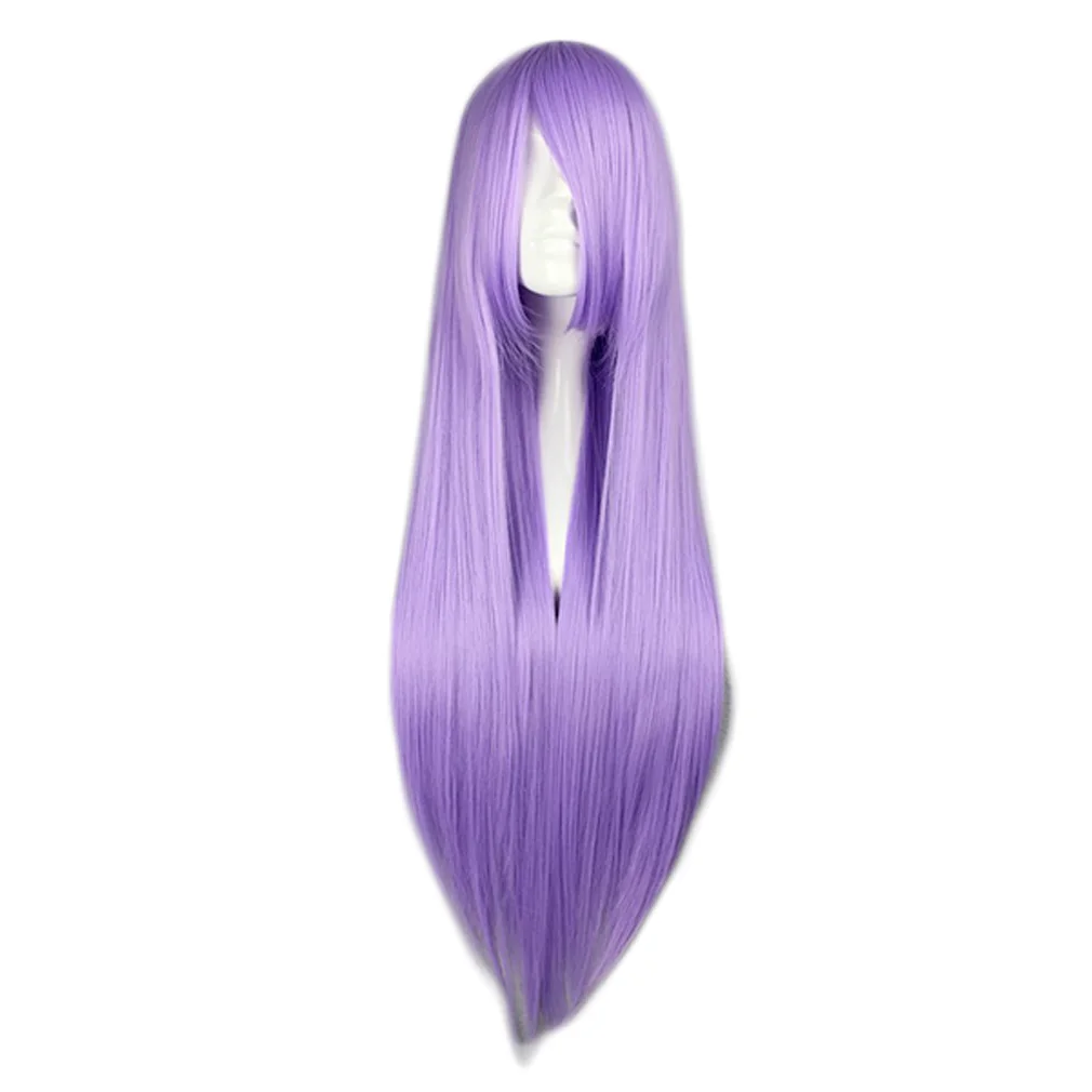 Аниме Сейя Саори Кидо Афина Фиолетовый Длинные прямые термостойкие
