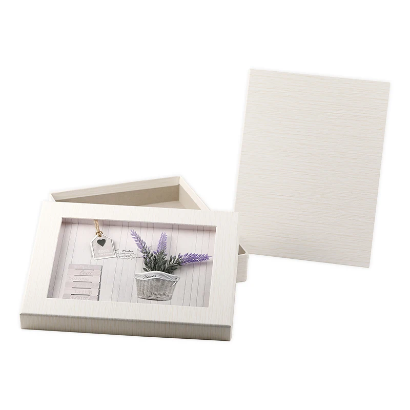 

200 Pockets For 4''x6'' Photos Happy Mothers' Day Cream Frame & The Lavender Photo Album For Females Saving Memory Souvenir Gift