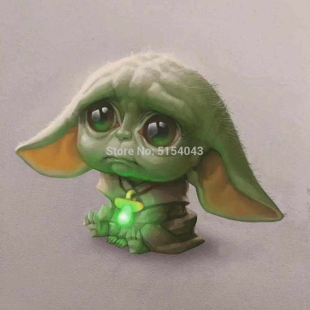 Мандалорианские детские наклейки Yoda игрушечные | Дом и сад