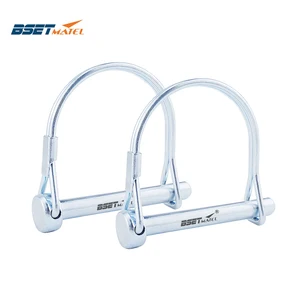 2X пружинный штифт из углеродистой стали, Круглый свод проволоки, стопорный штифт стопорного вала, предохранительный фиксатор муфты, фермерские прицепы, вагоны, лужайки, сада