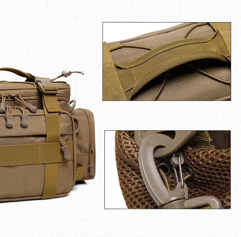 

Fishing Bag Men's Multifunctional Lure Bag Waist Bag Outdoor Camouflage Shoulder Messenger Bag