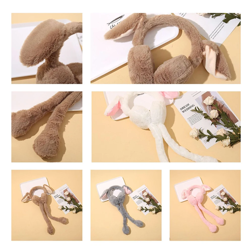 Новинка Милые плюшевые повязка теплая перемещение ухо наушники игрушки подарок