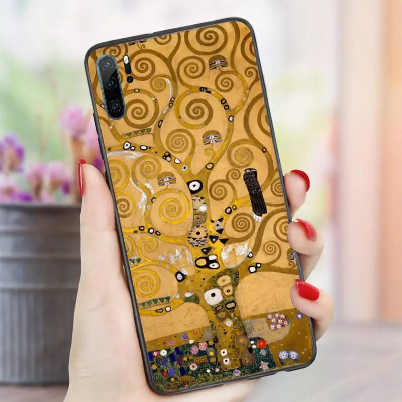 

Kiss by Gustav Gustav Klimt kiss Phone Case For Huawei honor Mate P 10 20 30 40 i 9 8 pro x Lite smart 2019 nova 5t