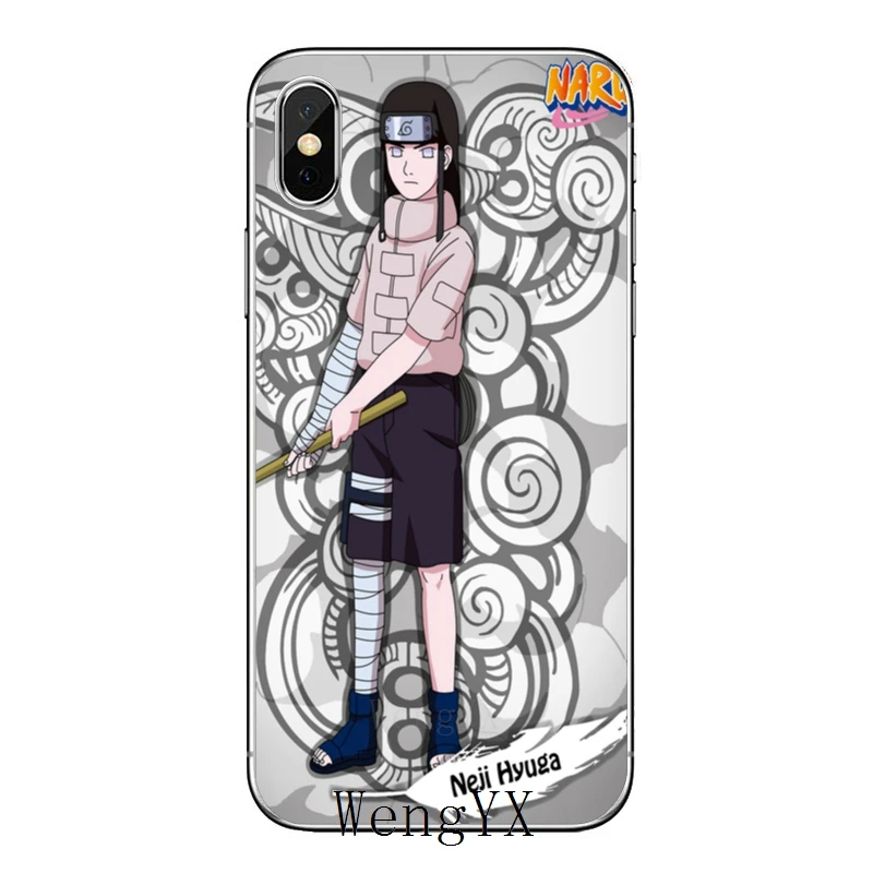 Прозрачный чехол для телефона с рисунком из мультфильма «Наруто» neji hyuga для Xiaomi Redmi Note 7 6 6A 5A 4 4A 3 pro S2 5 плюс 4x Pocophone F1 - Цвет: neji-hyuga-B-05