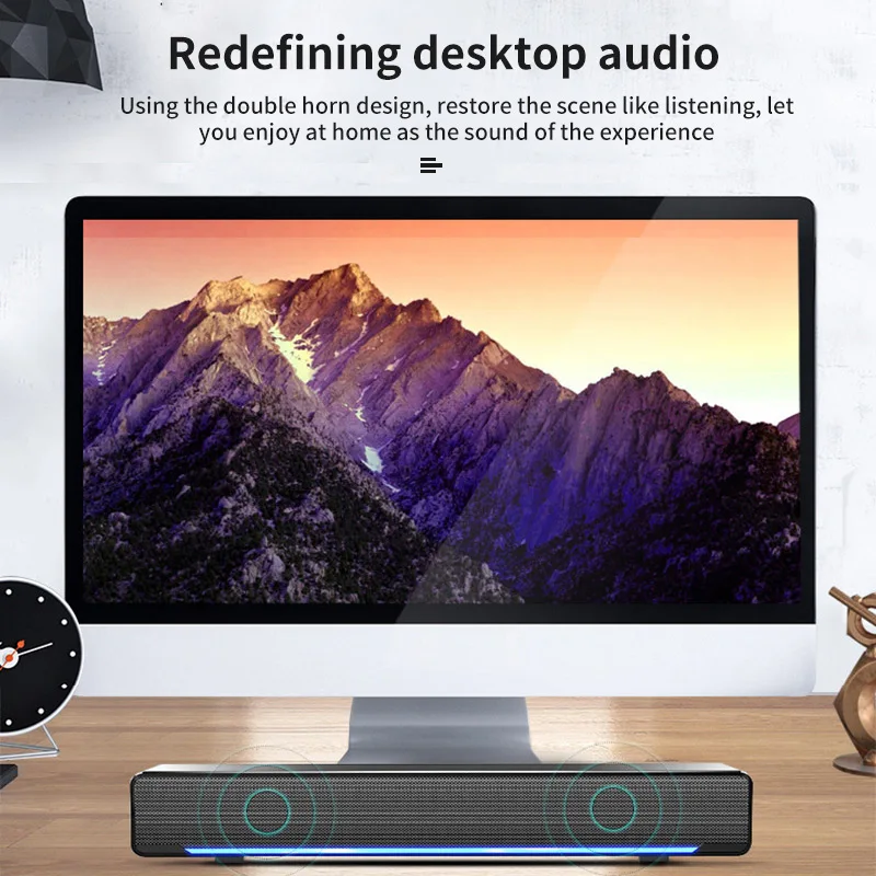 Bluetooth-Колонка s-звуковая панель беспроводная домашняя объемная звуковая два