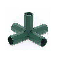 hot sale16mm pvc fitting 5 types stable support heavy duty greenhouse frame building connector