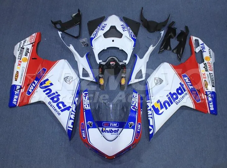 

Injection New ABS Motorcycle whole Fairings Kit Fit for Ducati 848 evo 1098 1198 1098 2007 2008 2009 2010 2011 2012 Red blue