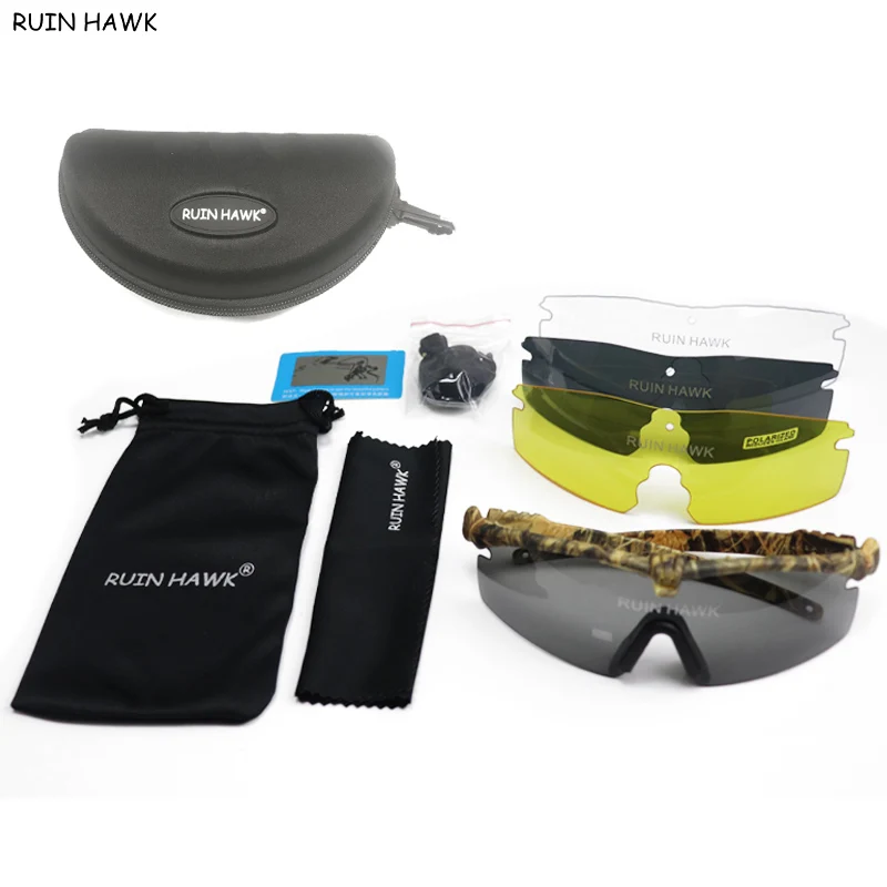 

Paintball Airsoft Military Army Shooting Glasses Outdoor Goggles Hiking Climbing UV400 Eyewear Tactical Polarized Glasses