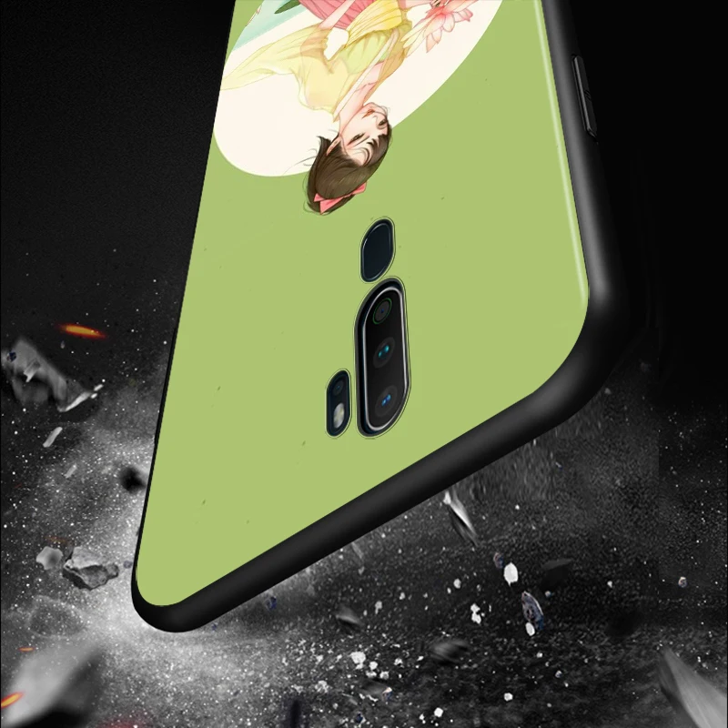 Black TPU Soft Cover Beauty of Chinese ink painting for OPPO A9 2020 Reno 10X ZOOM ACE 4 3 2 Z F Pro 4G 5G Phone Case