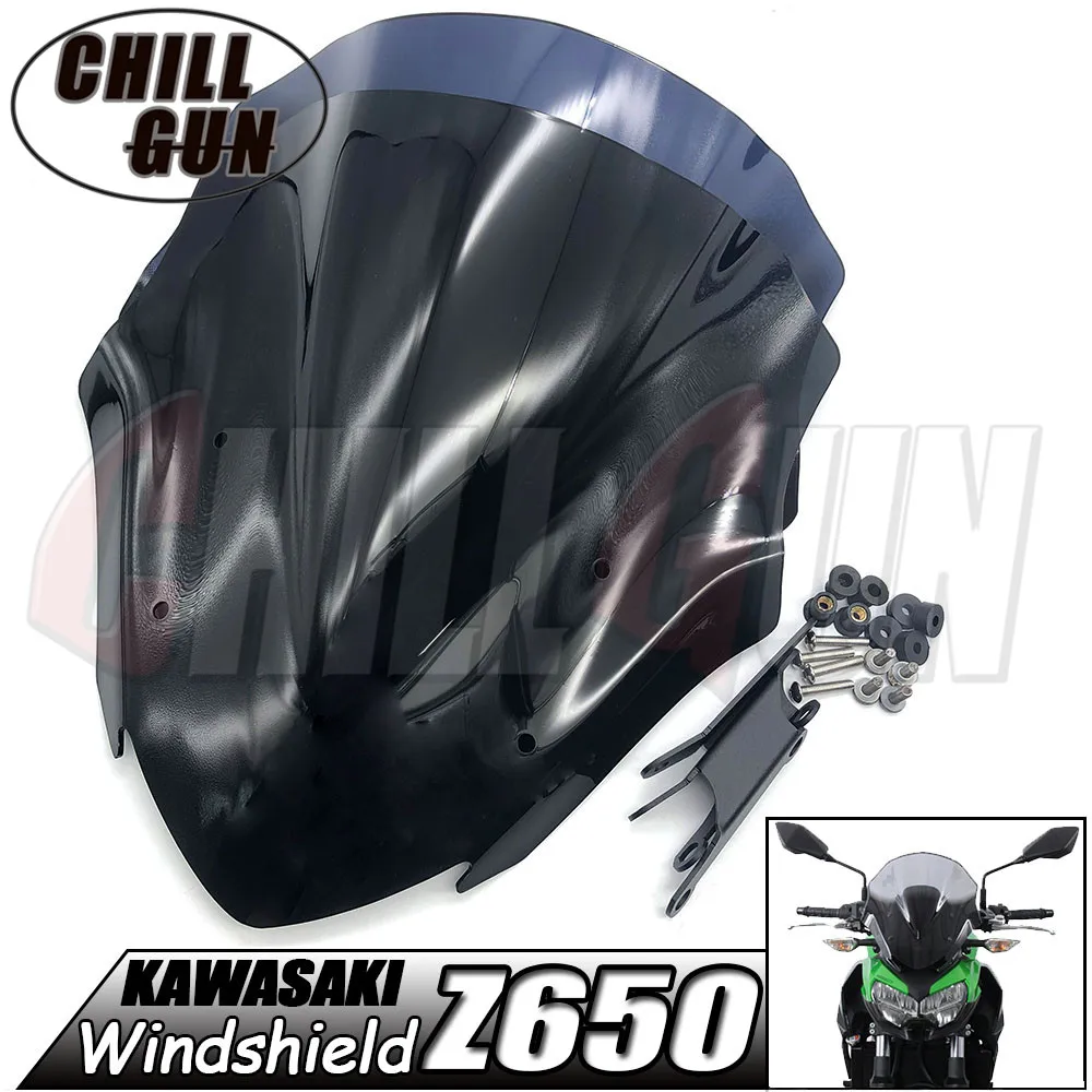Ветровое стекло для езды на мотоцикле и спорте ветровое отражатель козырька KAWASAKI