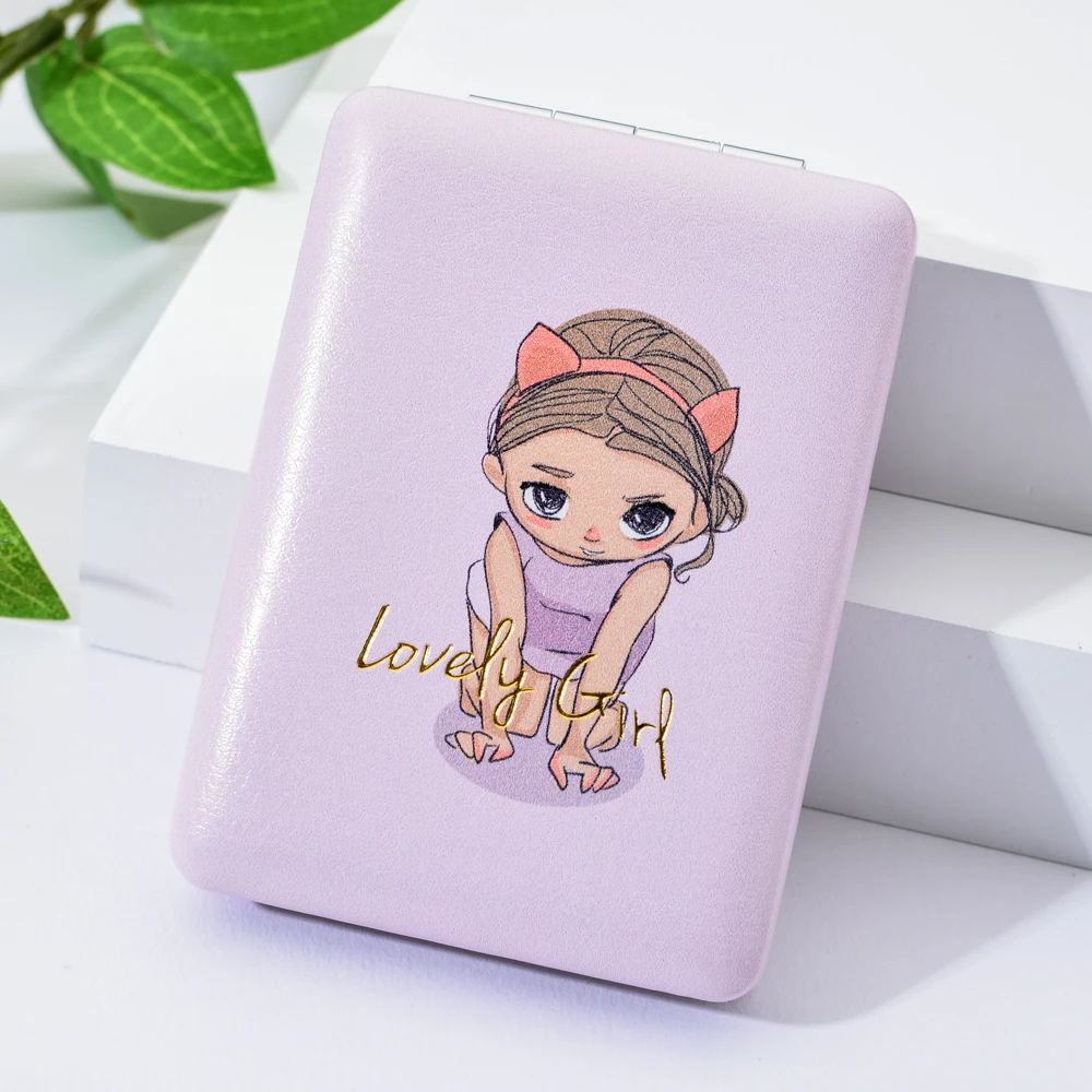 Vicney Girl портативное мини-зеркало для макияжа с героями мультфильмов девочек