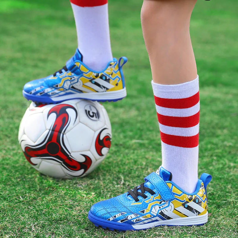 Children's Shoes Soccer Boots Boys Youth Futsal Soccer Sneaker Non-slip Students Kids Sports Training Football Shoes Size 31-38