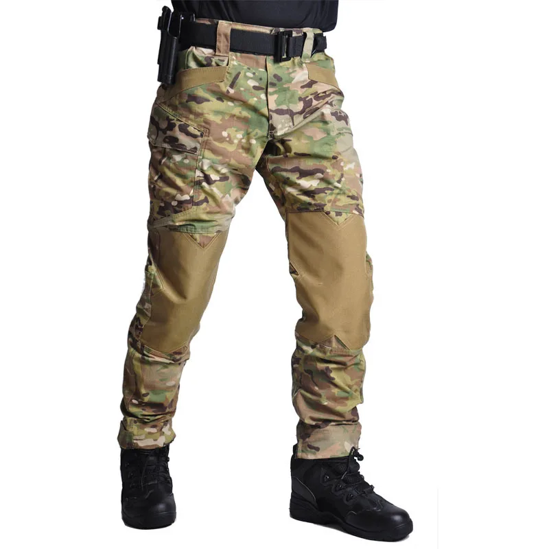 

Military Tactical Pants Men Camouflage Multi-pocket Combat Cargo Pant Outdoor Army Fans Camping Hunting Trekking Sports Trousers