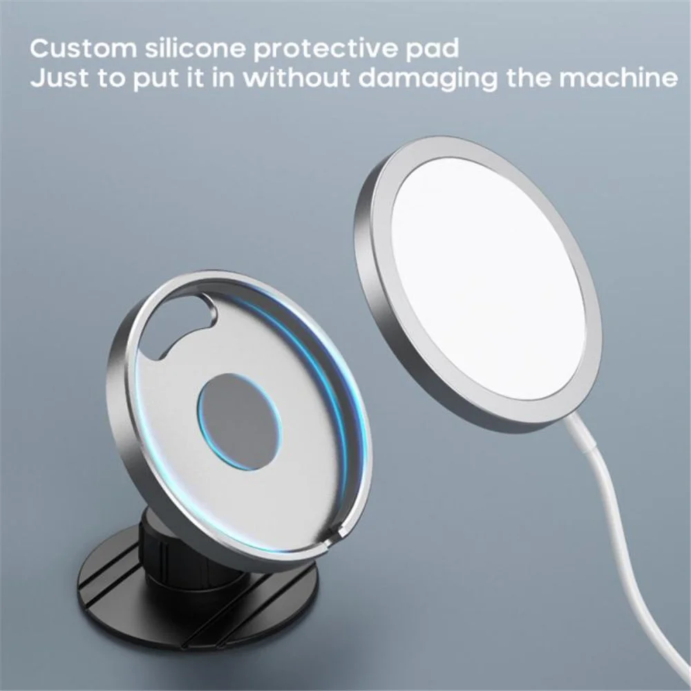 

15W Magsafing Magnetic Wireless Charger Car Phone Holder For iPhone 12 Pro Max Mini Qi Fast Charging Magsafe Car Charger Holder
