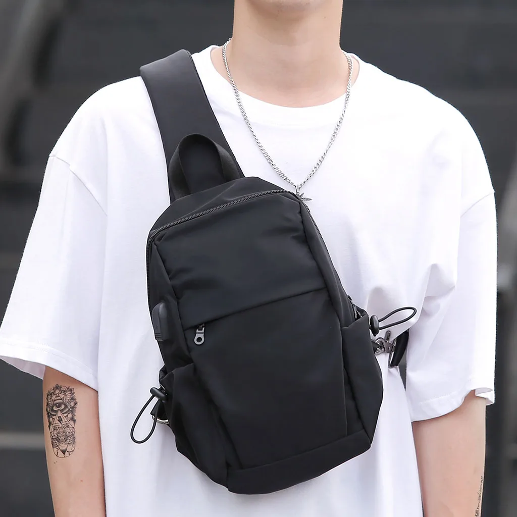 Sling Bag Chest Shoulder Backpack Crossbody Bags for Men Women Travel Outdoors Business