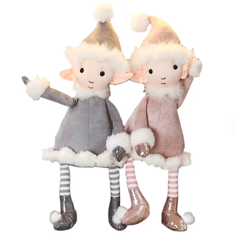 

High Quality Elves Plush toys Fluffy hair Hat fairy tale Elves Stuffed dolls for Kids Fantastic Room Decor Swag Gift Surprise