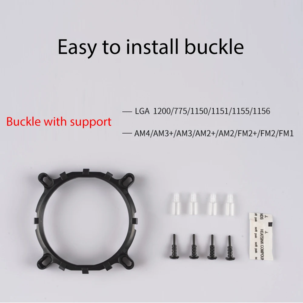 

Jonsbo CR1200E Cooling Fan 2 x 6MM Heat Pipe LED CPU Cooler Radiator Heatsink for LGA 1200/775/1150/1151/1155/1156/AM/FM