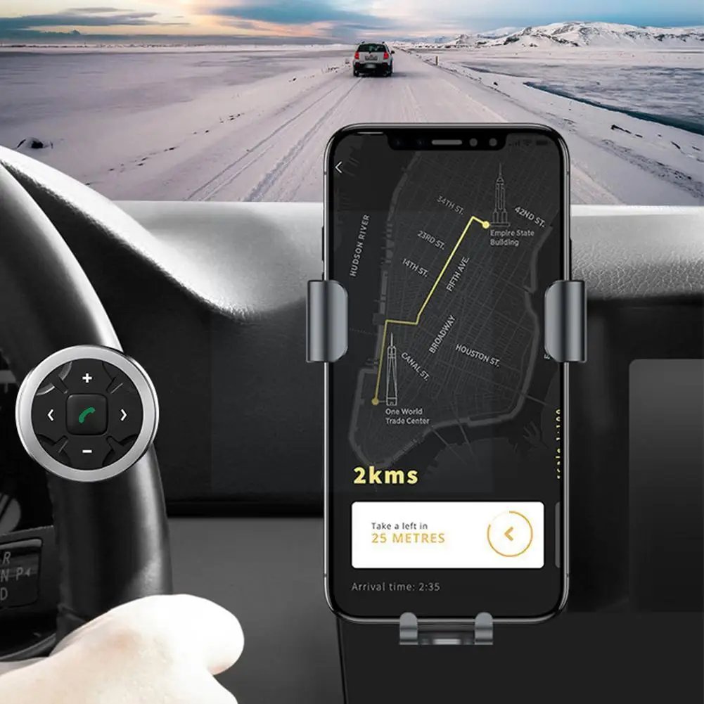 

Рулевое колесо автомобиля, беспроводной Bluetooth-совместимый пульт дистанционного управления, музыкальные аксессуары, электронный приемник в...