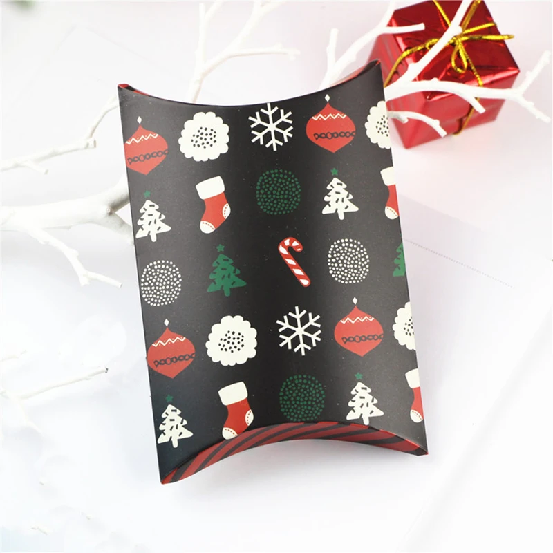 Подарочная коробка 1 шт. новые подарочные коробки в форме бумажной подушки для