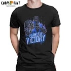 Мужская футболка для отдыха Mortal Kombat Sub Zero, футболка с коротким рукавом и круглым вырезом, футболка из 100% хлопка, идея для подарка