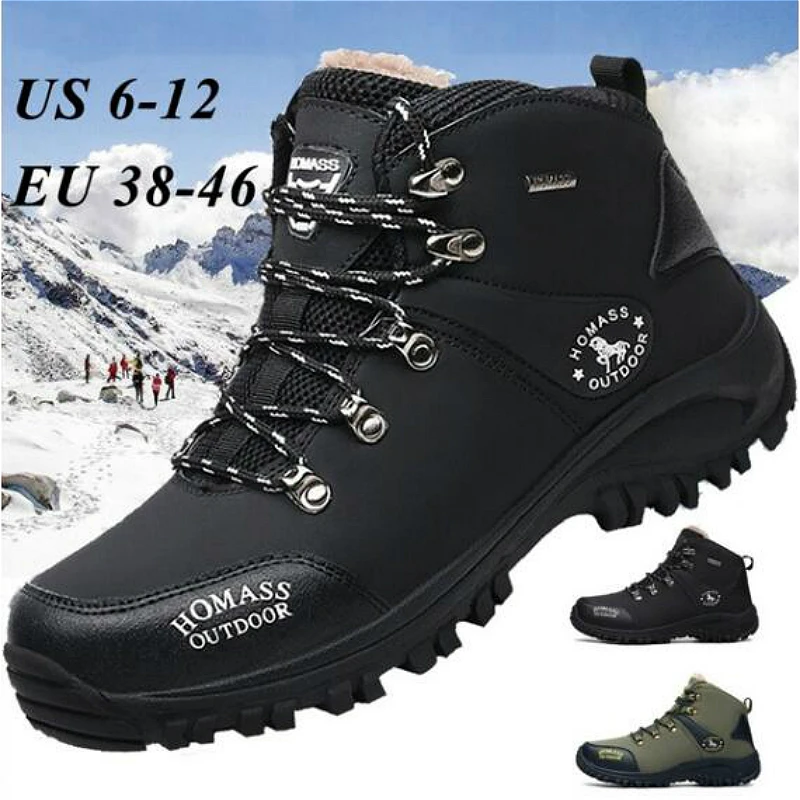 Hiking Boots Men's Winter Warm Boots