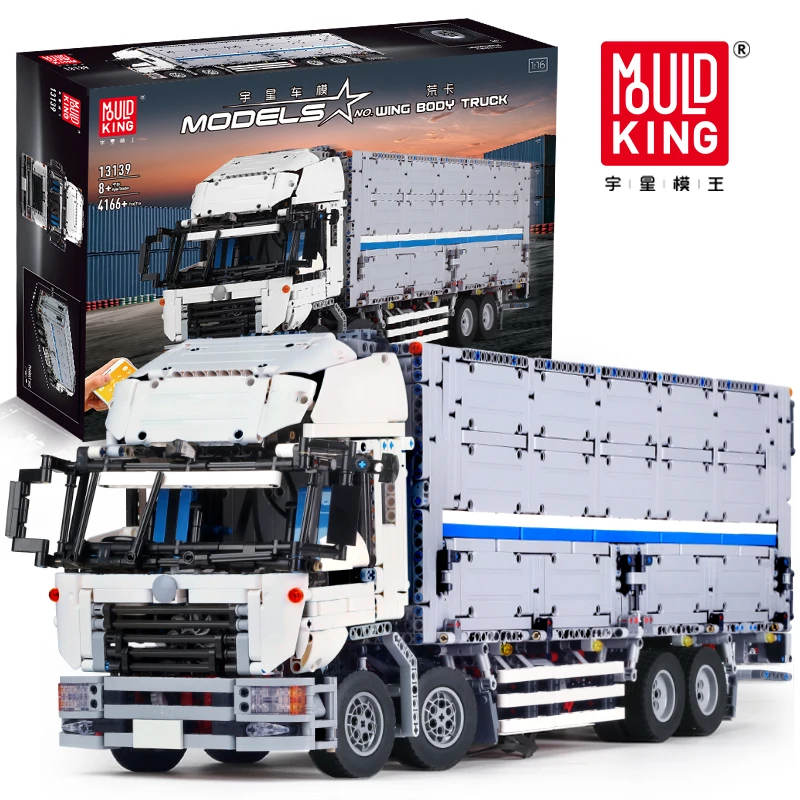 Совместимость с Lepining 23008 RC Technic Series MOC крыло тела контейнер грузовик модель