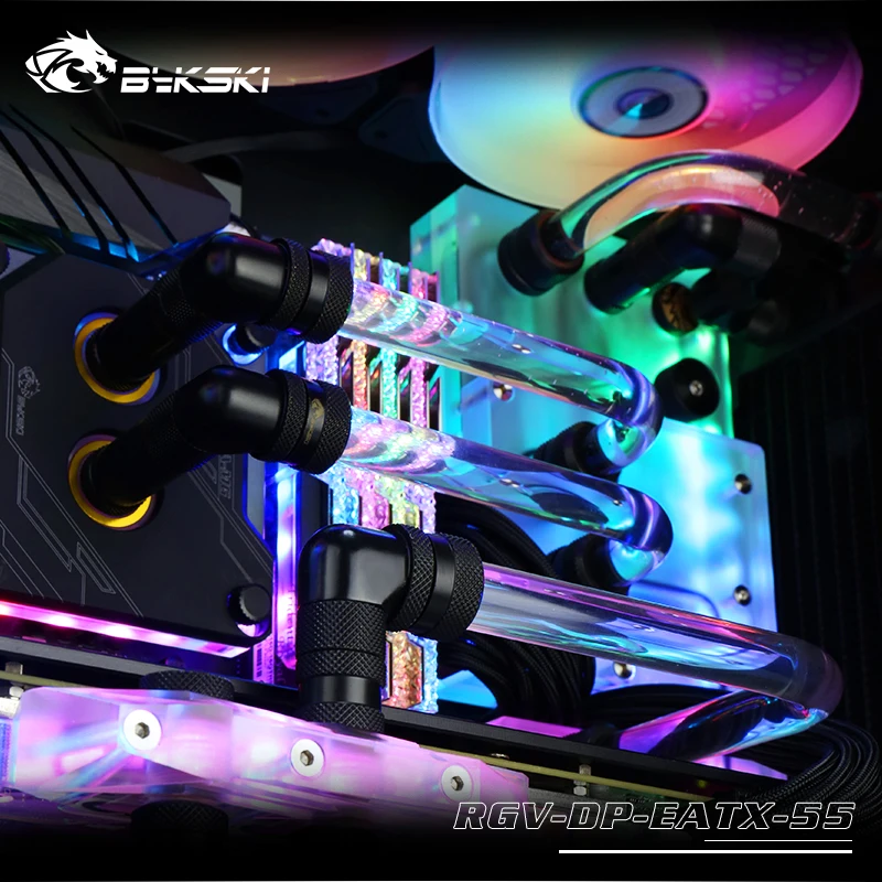Bykski RGV-DP-EATX-55 водные доски для Deepcool Eatx 55 чехол для Intel cpu водоблок и один GPU корпус