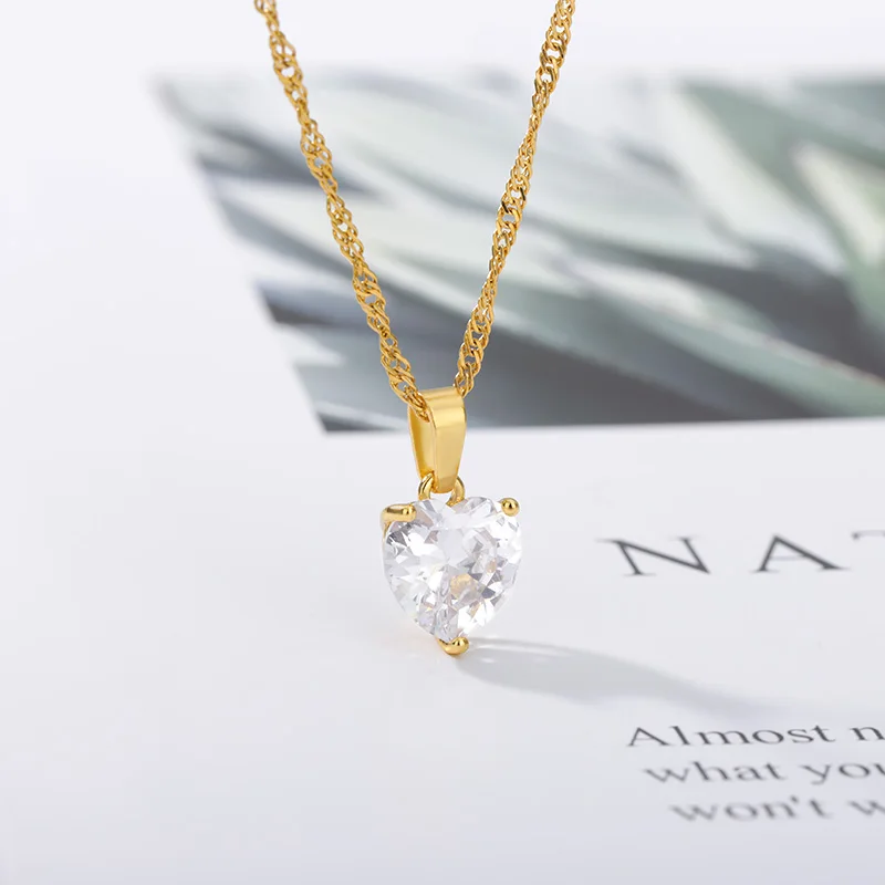 Choker Invisible Fish Line Crystal Necklace Pendants Neck Zircon Woman Clavicle Chain Lady Feminino Collar | Украшения и