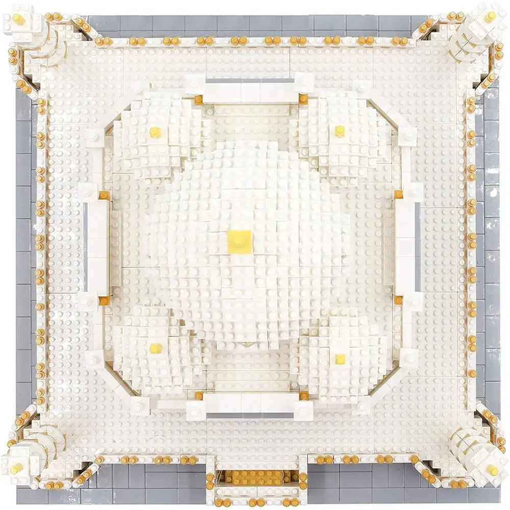 Алмазные блоки тадж махал строительные всемирно известная архитектура 3D модель