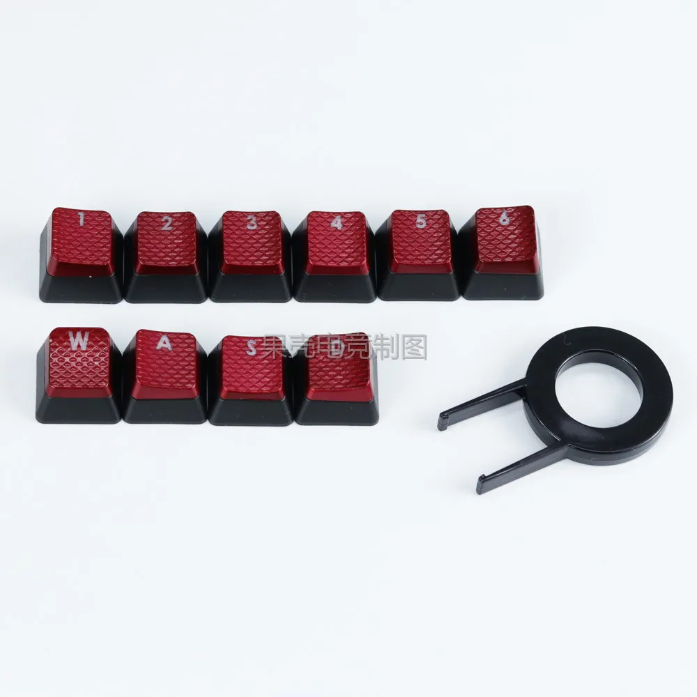 10 шт./упак. оригинальные игровые колпачки для Corsair K70 K65 K95 RGB STRAFE клавиши оптически