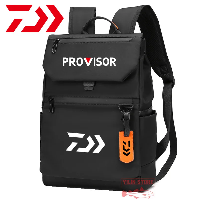 

Daiwa Fishing Bag Waterproof and Breathable Multifunctional Travel Backpack Men's Outdoor Wear-resistant Sports Fishing Backpack